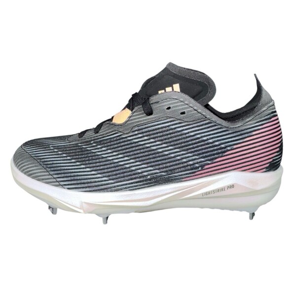 Adidas Adizero Instinct Softball Cleats Womens Size 6.5 Black Pink Silver New - Picture 1 of 9